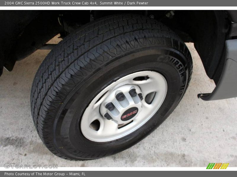 Summit White / Dark Pewter 2004 GMC Sierra 2500HD Work Truck Crew Cab 4x4