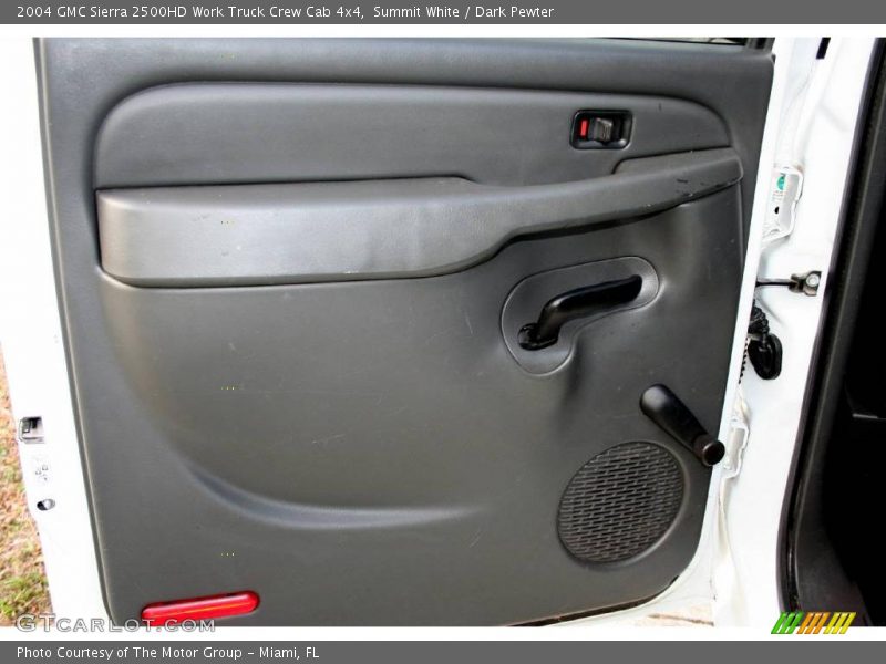 Summit White / Dark Pewter 2004 GMC Sierra 2500HD Work Truck Crew Cab 4x4