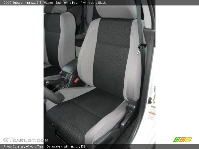 Satin White Pearl / Anthracite Black 2007 Subaru Impreza 2.5i Wagon
