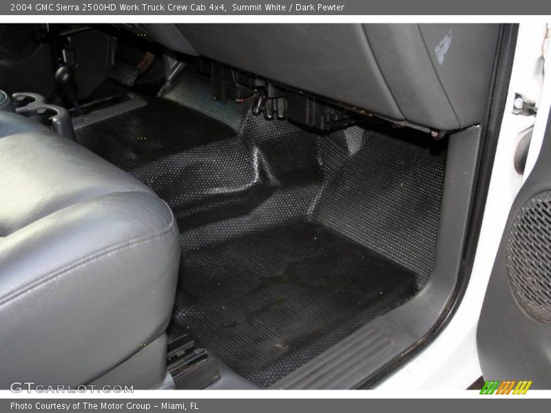 Summit White / Dark Pewter 2004 GMC Sierra 2500HD Work Truck Crew Cab 4x4