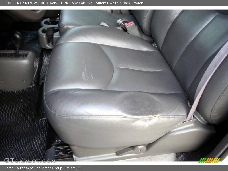 Summit White / Dark Pewter 2004 GMC Sierra 2500HD Work Truck Crew Cab 4x4