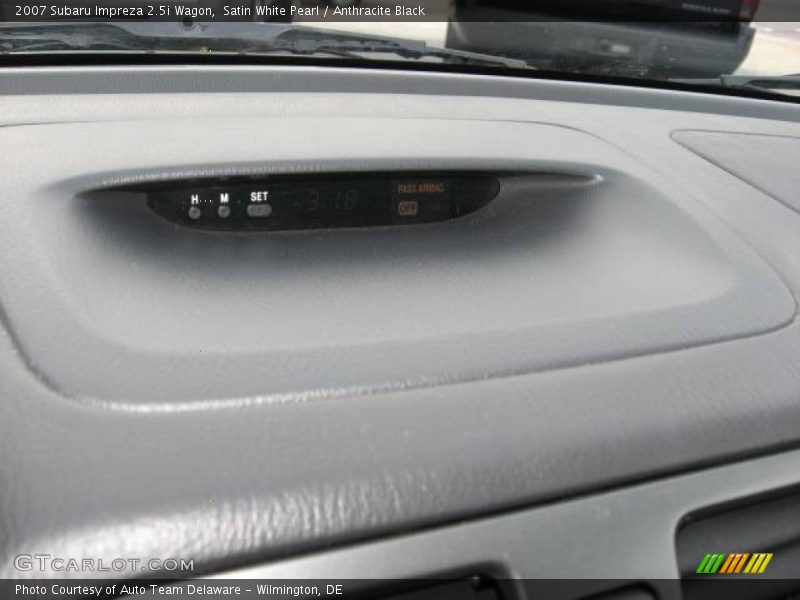 Satin White Pearl / Anthracite Black 2007 Subaru Impreza 2.5i Wagon