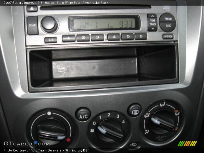 Satin White Pearl / Anthracite Black 2007 Subaru Impreza 2.5i Wagon