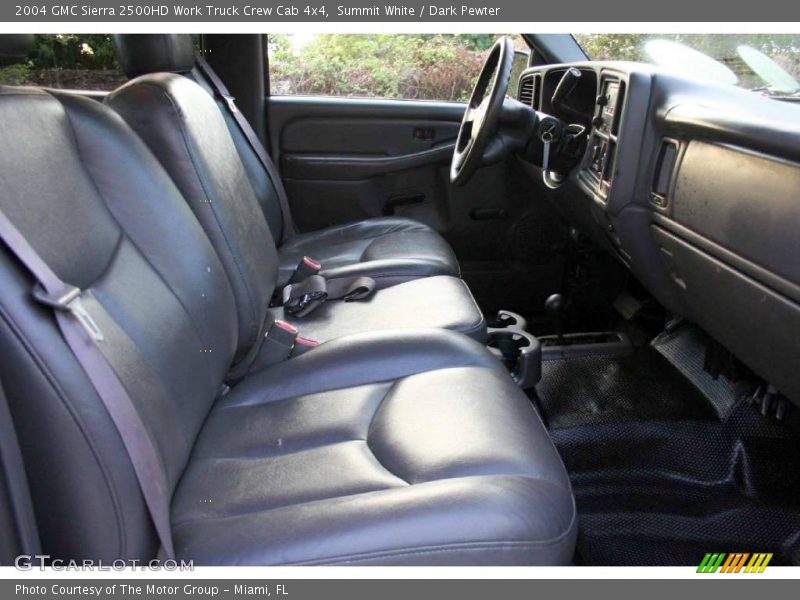 Summit White / Dark Pewter 2004 GMC Sierra 2500HD Work Truck Crew Cab 4x4