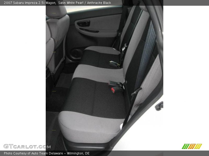 Satin White Pearl / Anthracite Black 2007 Subaru Impreza 2.5i Wagon