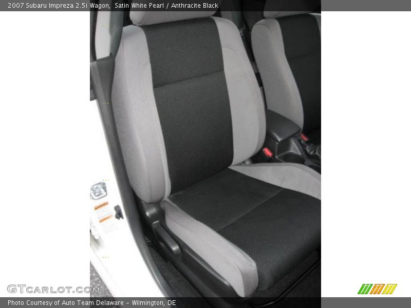 Satin White Pearl / Anthracite Black 2007 Subaru Impreza 2.5i Wagon