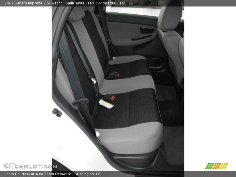 Satin White Pearl / Anthracite Black 2007 Subaru Impreza 2.5i Wagon