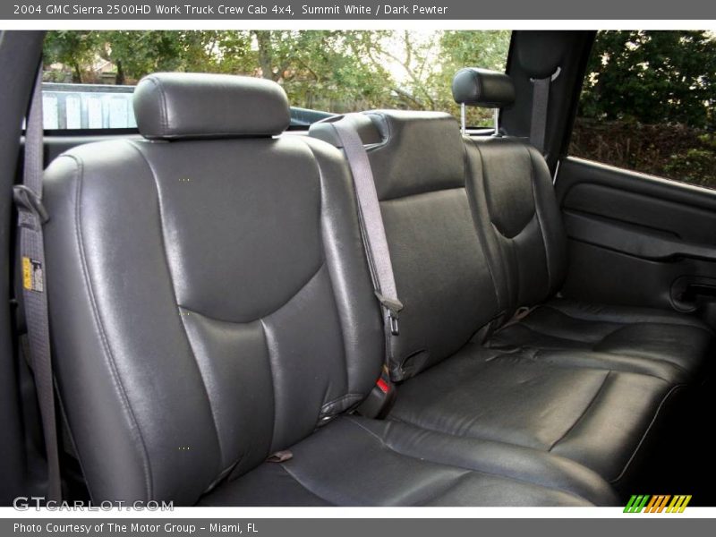 Summit White / Dark Pewter 2004 GMC Sierra 2500HD Work Truck Crew Cab 4x4