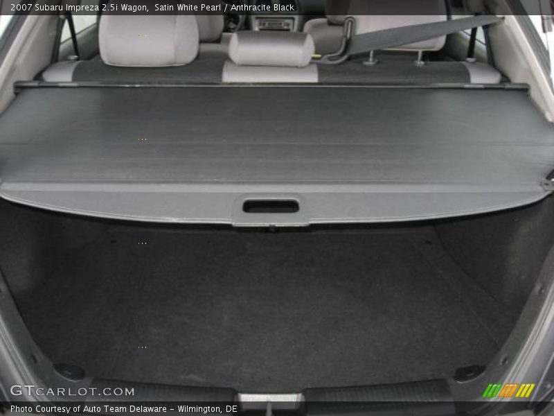 Satin White Pearl / Anthracite Black 2007 Subaru Impreza 2.5i Wagon