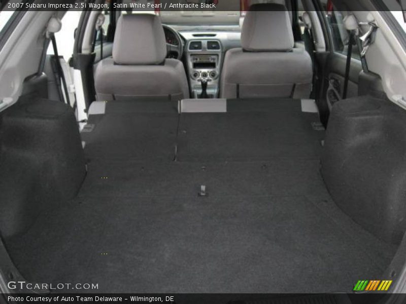 Satin White Pearl / Anthracite Black 2007 Subaru Impreza 2.5i Wagon