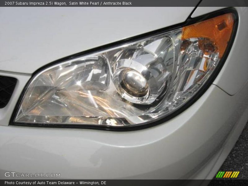 Satin White Pearl / Anthracite Black 2007 Subaru Impreza 2.5i Wagon