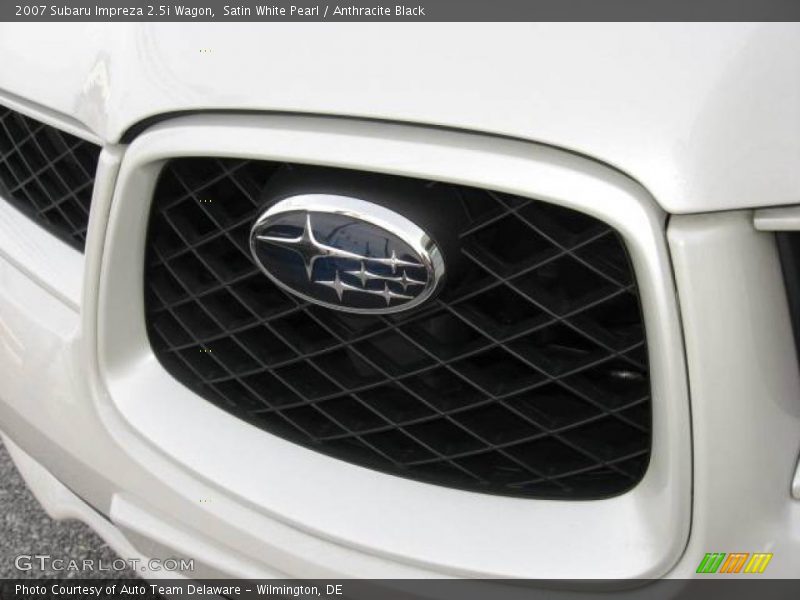 Satin White Pearl / Anthracite Black 2007 Subaru Impreza 2.5i Wagon