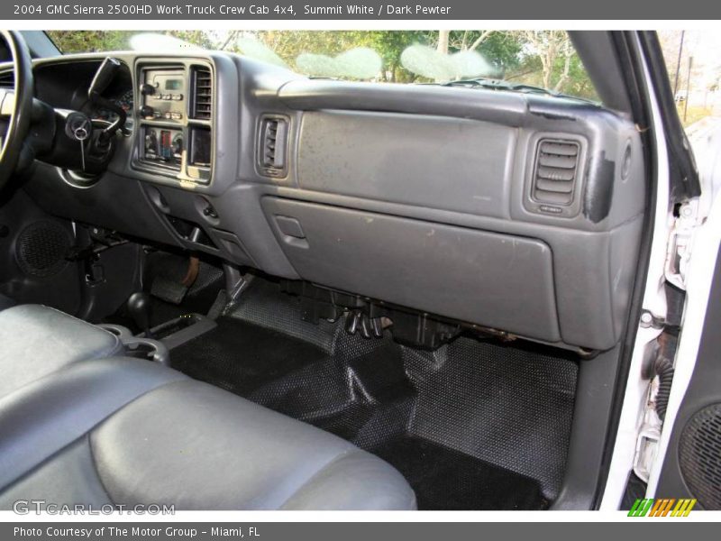 Summit White / Dark Pewter 2004 GMC Sierra 2500HD Work Truck Crew Cab 4x4