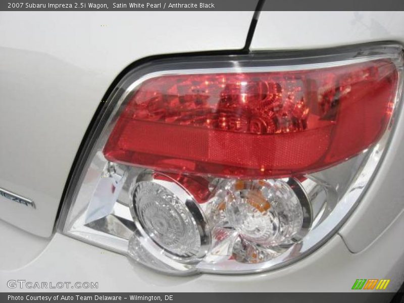Satin White Pearl / Anthracite Black 2007 Subaru Impreza 2.5i Wagon