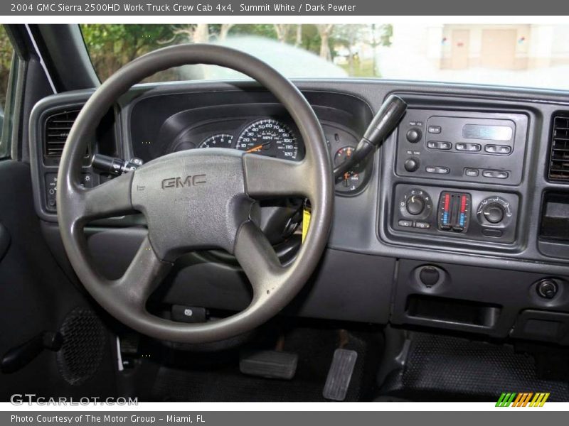 Summit White / Dark Pewter 2004 GMC Sierra 2500HD Work Truck Crew Cab 4x4