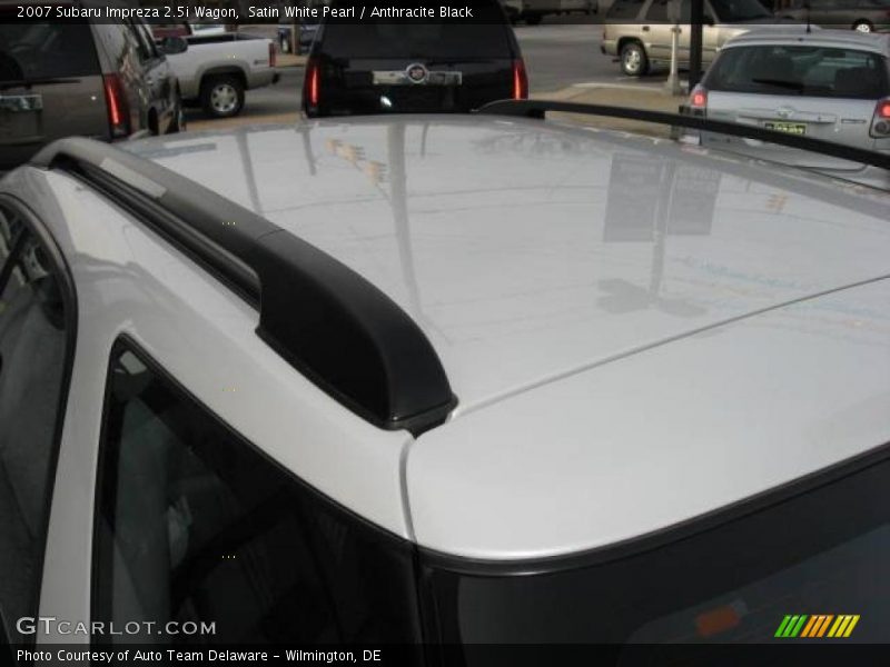 Satin White Pearl / Anthracite Black 2007 Subaru Impreza 2.5i Wagon