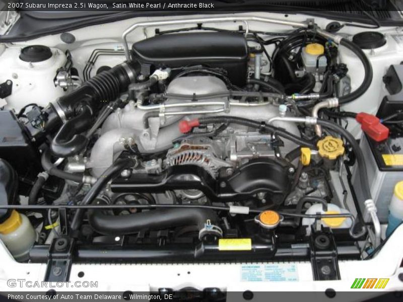 Satin White Pearl / Anthracite Black 2007 Subaru Impreza 2.5i Wagon