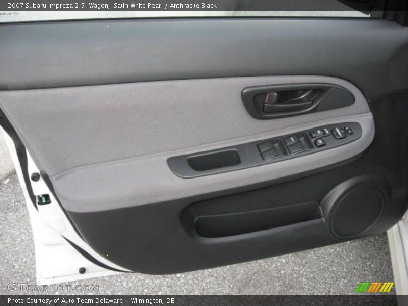 Satin White Pearl / Anthracite Black 2007 Subaru Impreza 2.5i Wagon