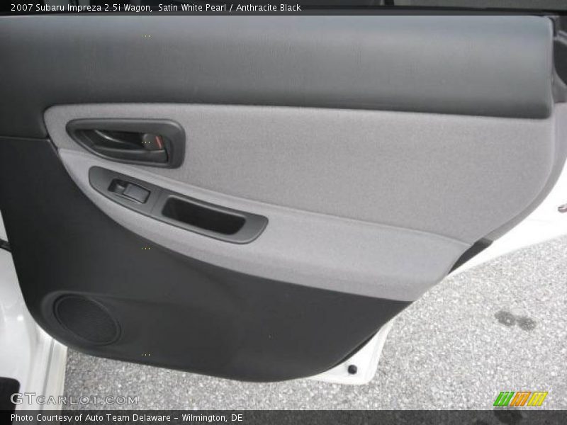 Satin White Pearl / Anthracite Black 2007 Subaru Impreza 2.5i Wagon