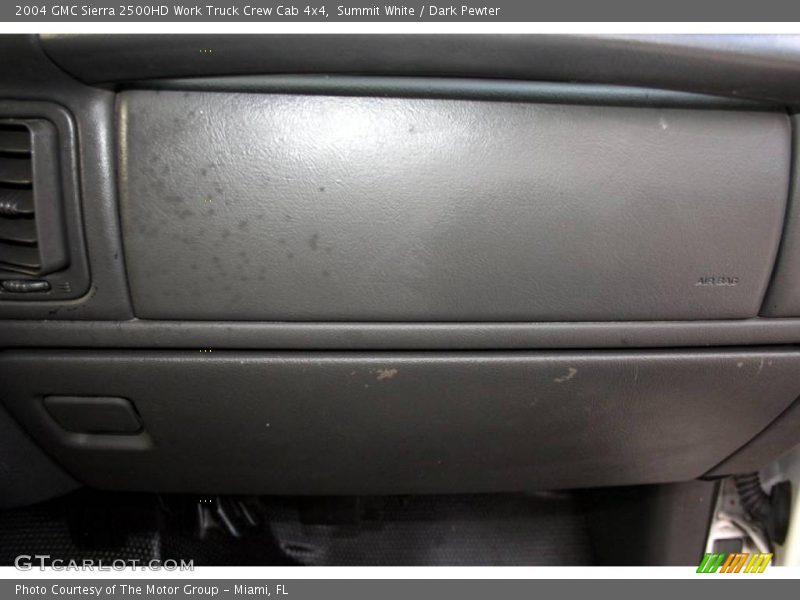 Summit White / Dark Pewter 2004 GMC Sierra 2500HD Work Truck Crew Cab 4x4