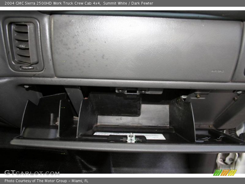 Summit White / Dark Pewter 2004 GMC Sierra 2500HD Work Truck Crew Cab 4x4