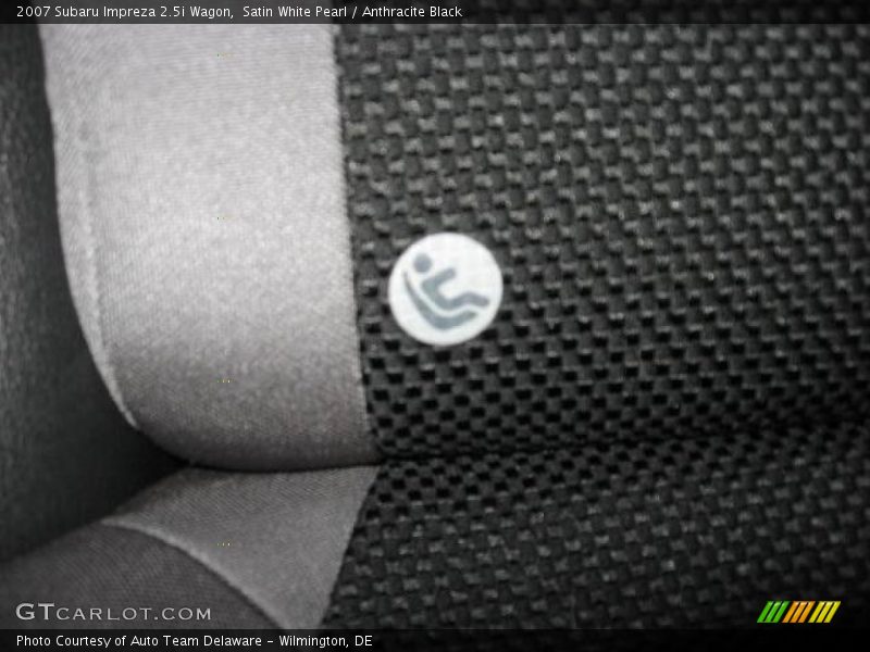 Satin White Pearl / Anthracite Black 2007 Subaru Impreza 2.5i Wagon