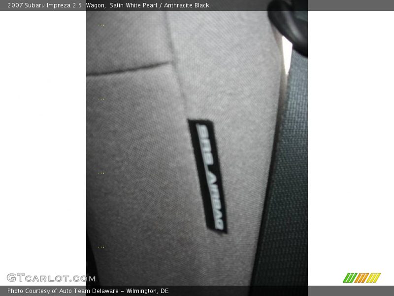 Satin White Pearl / Anthracite Black 2007 Subaru Impreza 2.5i Wagon