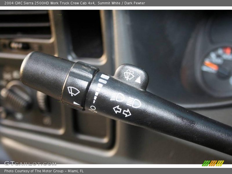 Summit White / Dark Pewter 2004 GMC Sierra 2500HD Work Truck Crew Cab 4x4