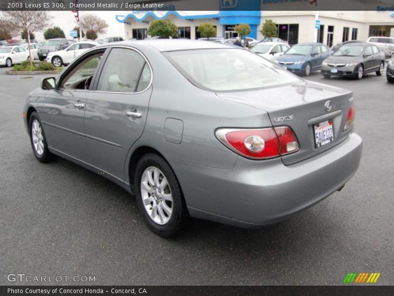 Diamond Metallic / Beige Leather 2003 Lexus ES 300