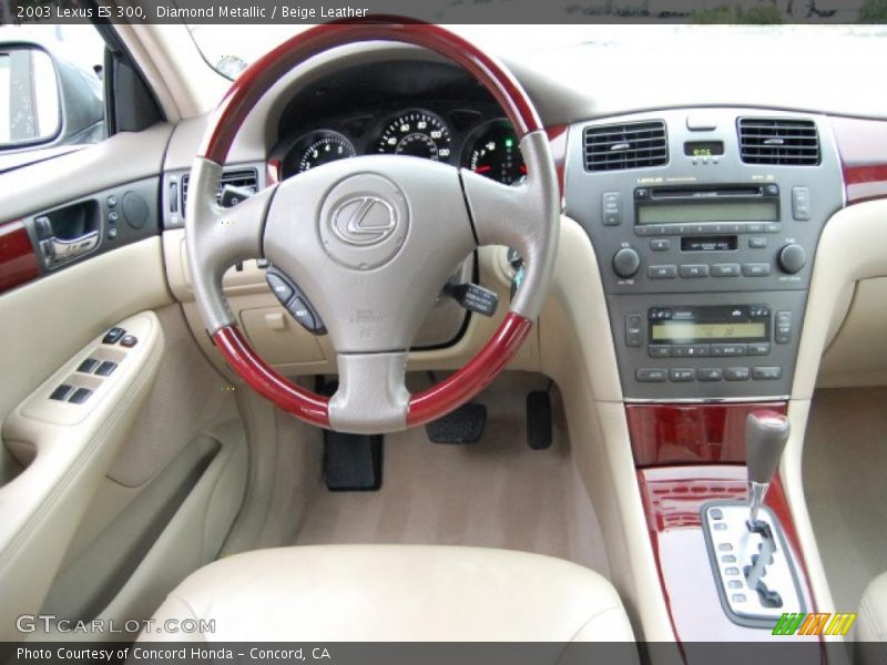 Diamond Metallic / Beige Leather 2003 Lexus ES 300