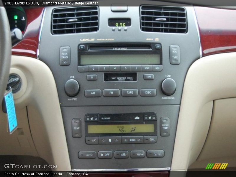 Diamond Metallic / Beige Leather 2003 Lexus ES 300
