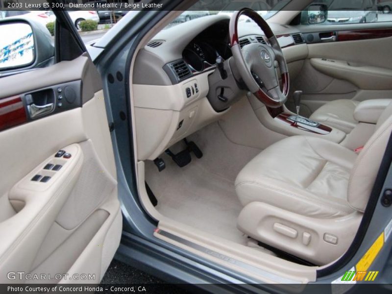 Diamond Metallic / Beige Leather 2003 Lexus ES 300