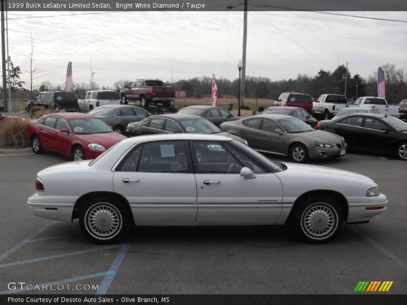 Bright White Diamond / Taupe 1999 Buick LeSabre Limited Sedan