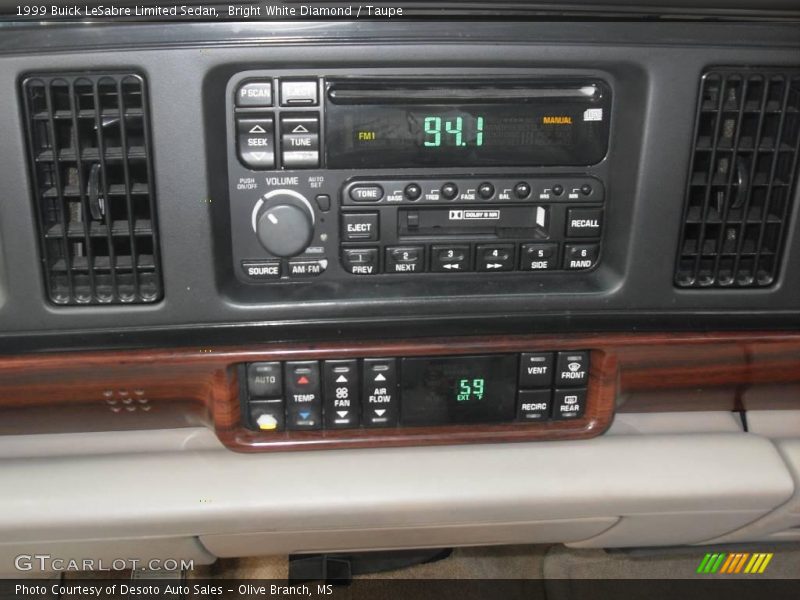 Bright White Diamond / Taupe 1999 Buick LeSabre Limited Sedan