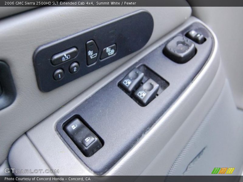 Summit White / Pewter 2006 GMC Sierra 2500HD SLT Extended Cab 4x4