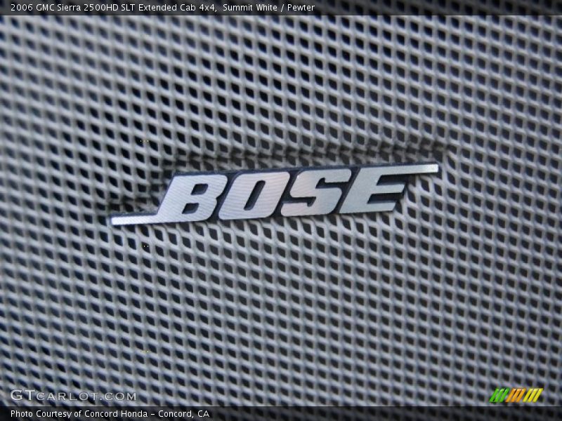 Summit White / Pewter 2006 GMC Sierra 2500HD SLT Extended Cab 4x4