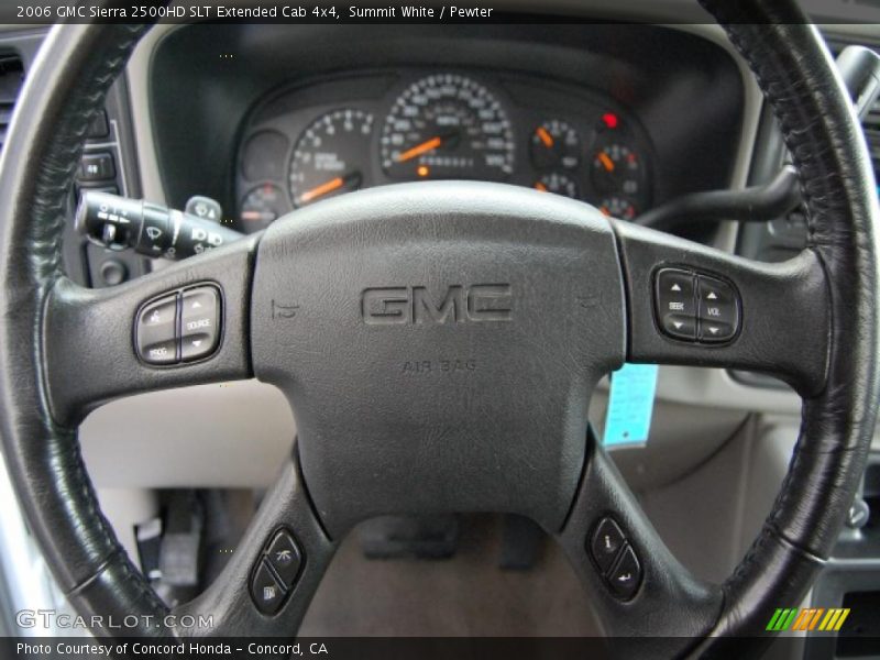 Summit White / Pewter 2006 GMC Sierra 2500HD SLT Extended Cab 4x4