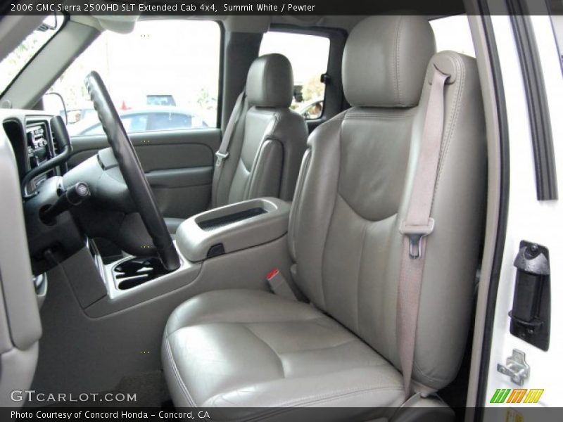 Summit White / Pewter 2006 GMC Sierra 2500HD SLT Extended Cab 4x4