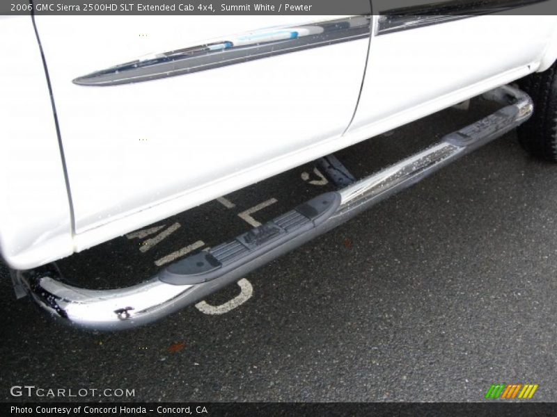 Summit White / Pewter 2006 GMC Sierra 2500HD SLT Extended Cab 4x4