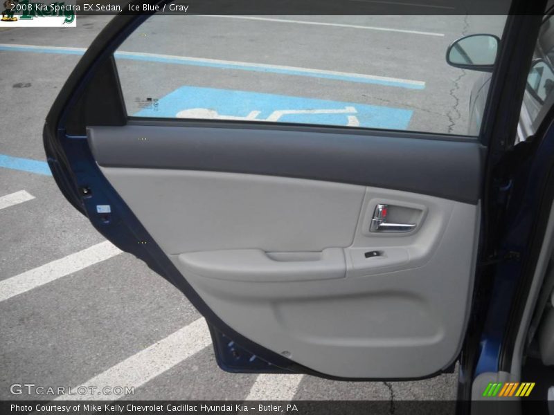 Ice Blue / Gray 2008 Kia Spectra EX Sedan