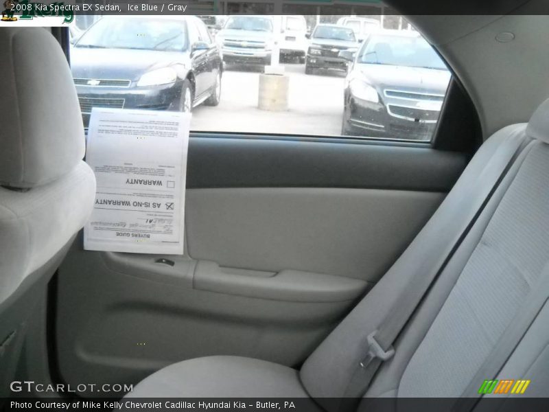 Ice Blue / Gray 2008 Kia Spectra EX Sedan