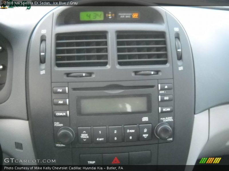 Ice Blue / Gray 2008 Kia Spectra EX Sedan