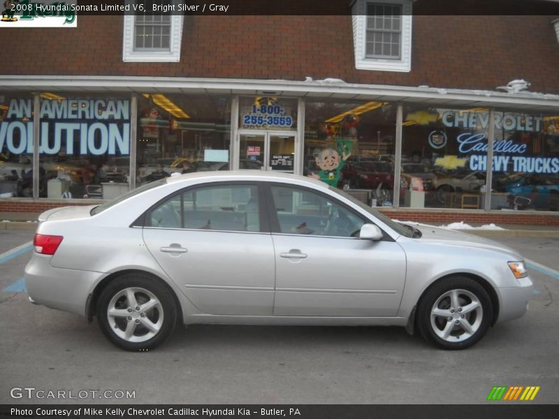 Bright Silver / Gray 2008 Hyundai Sonata Limited V6