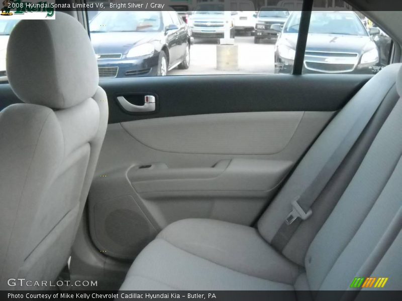 Bright Silver / Gray 2008 Hyundai Sonata Limited V6