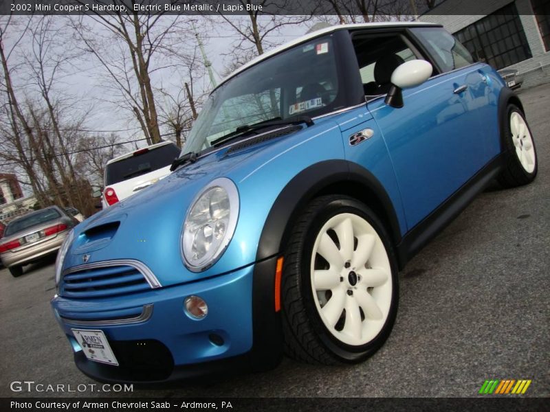 Electric Blue Metallic / Lapis Blue 2002 Mini Cooper S Hardtop