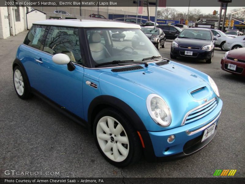 Electric Blue Metallic / Lapis Blue 2002 Mini Cooper S Hardtop