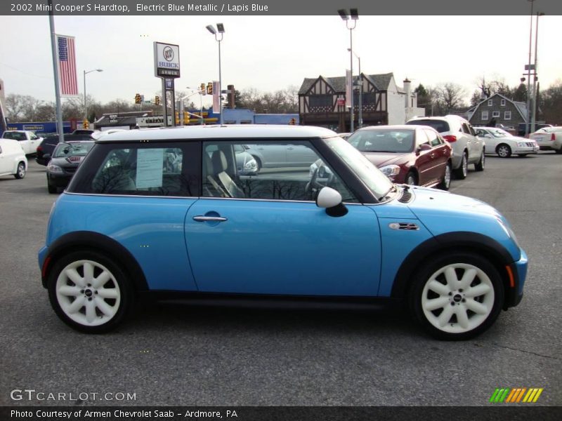 Electric Blue Metallic / Lapis Blue 2002 Mini Cooper S Hardtop