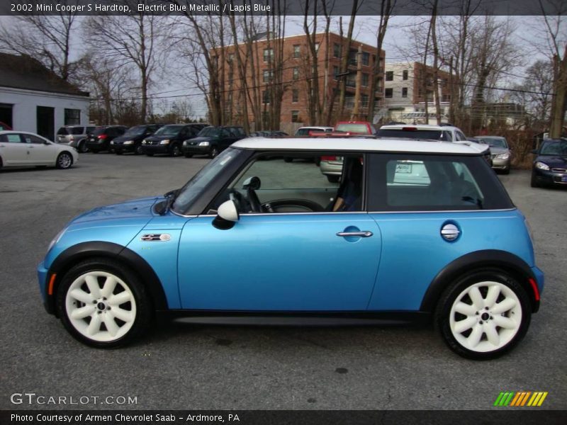 Electric Blue Metallic / Lapis Blue 2002 Mini Cooper S Hardtop