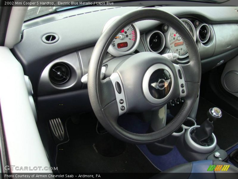 Electric Blue Metallic / Lapis Blue 2002 Mini Cooper S Hardtop