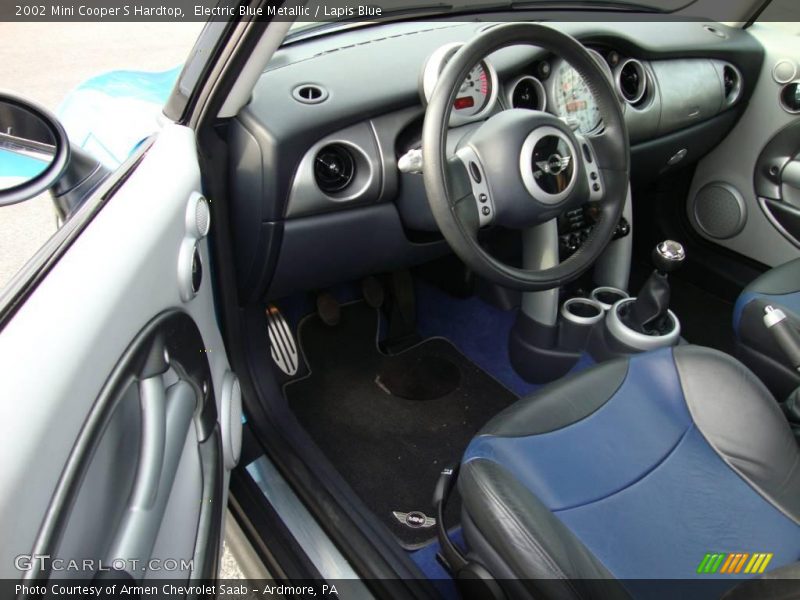 Electric Blue Metallic / Lapis Blue 2002 Mini Cooper S Hardtop